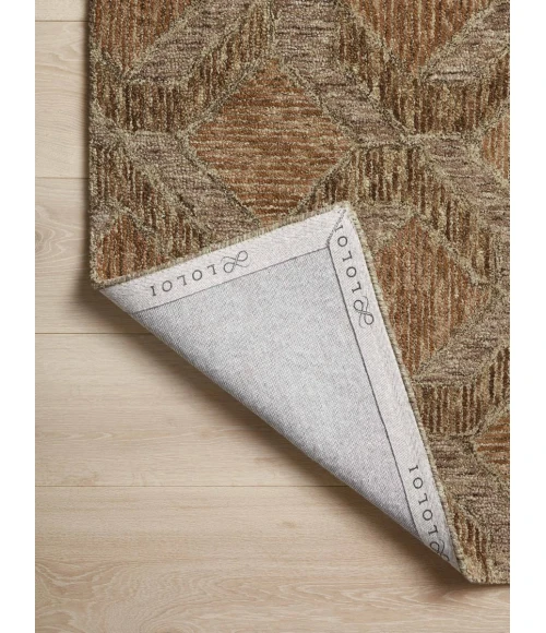 Loloi Varena Rust / Bark VAR-03 9 ft. 3 in. X 13 ft. Rectangle Rug