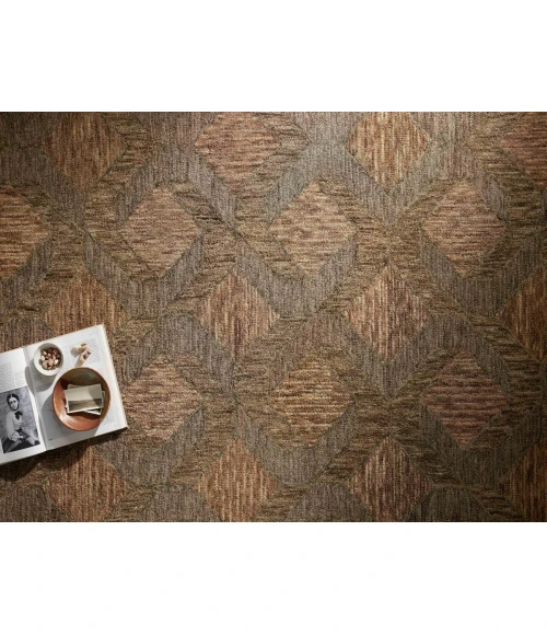 Loloi Varena Rust / Bark VAR-03 9 ft. 3 in. X 13 ft. Rectangle Rug