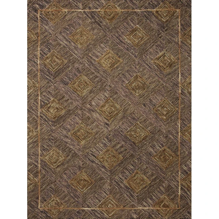 Loloi Varena Plum / Gold VAR-04 7 ft. 9 in. X 9 ft. 9 in. Rectangle Rug