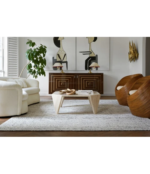 Loloi Vestige White / Black VQ-01 9ft. X 12ft. Rect. Rug