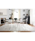 Loloi Vestige White / Black VQ-01 9ft. X 12ft. Rect. Rug