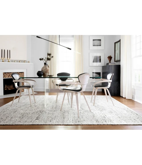 Loloi Vestige White / Black VQ-01 9ft. X 12ft. Rect. Rug