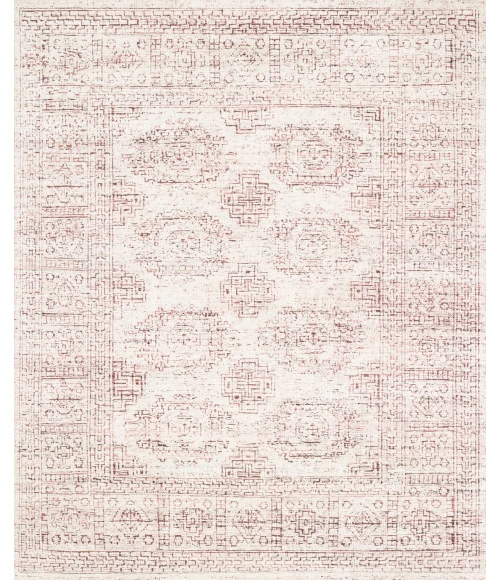 Loloi Vestige White / Berry VQ-01 2ft.-9in. X 16ft. Rect. Rug