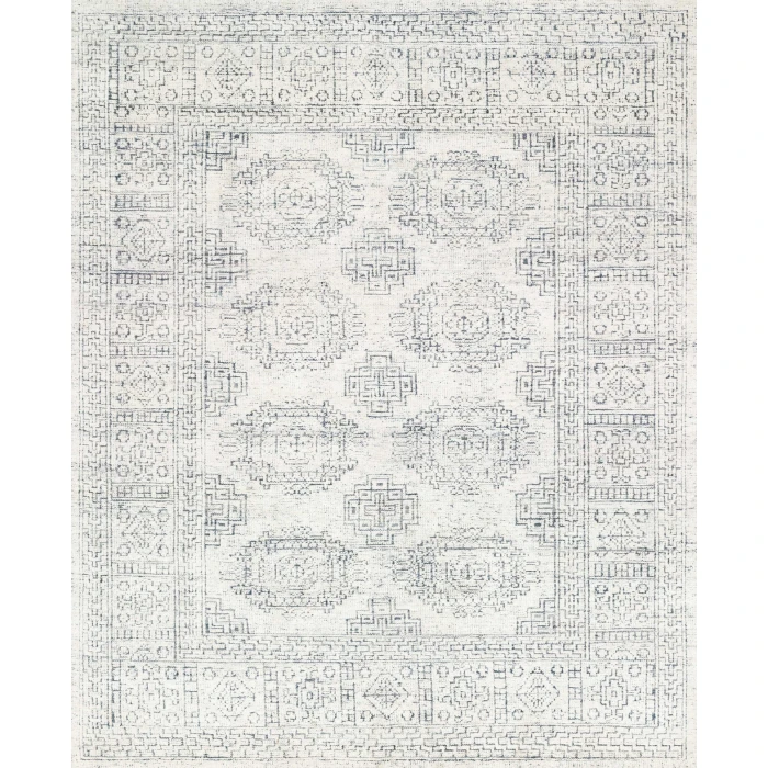 Loloi Vestige White / Indigo VQ-01 2ft.-9in. X 12ft. Rect. Rug