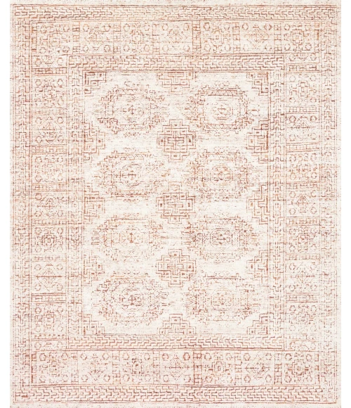 Loloi Vestige White / Persimmon VQ-01 2ft. X 3ft. Rect. Rug