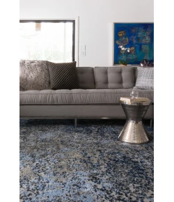 Loloi Viera VR-07 GREY / NAVY Area Rug 2 ft. 5 in. X 7 ft. 7 in. Rectangle