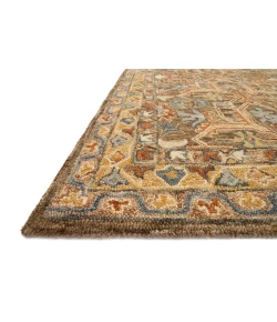 Loloi Victoria VK-01 WALNUT / MULTI Area Rug 2 ft. 3 in. X 3 ft. 9 in. Rectangle