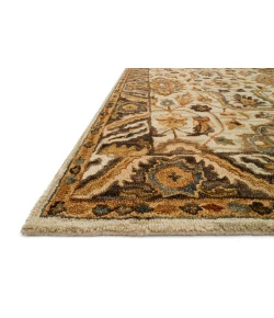 Loloi Victoria VK-02 IVORY / DK TAUPE Area Rug 2 ft. 3 in. X 3 ft. 9 in. Rectangle