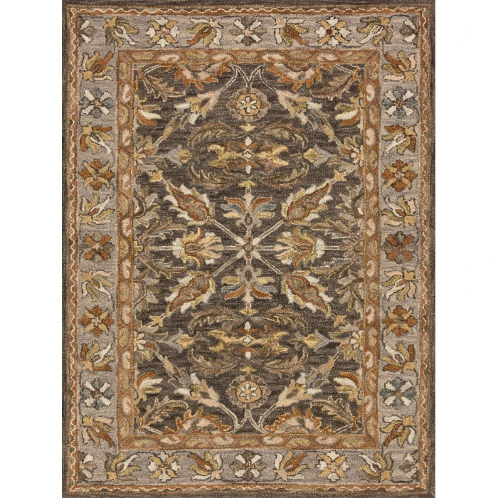 Loloi Victoria Dk Taupe / Grey VK-06 2 ft. 6 in. X 7 ft. 6 in. Rectangle Rug