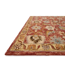 Loloi Victoria VK-09 TERRACOTTA / GOLD Area Rug 9 ft. 3 in. X 13 ft. Rectangle