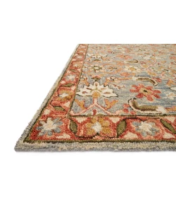 Loloi Victoria VK-10 SLATE / TERRACOTTA Area Rug 2 ft. 3 in. X 3 ft. 9 in. Rectangle