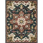Loloi Victoria VK-13 TEAL / RASPBERRY Area Rug 2 ft. 6 in. X 7 ft. 6 in. Rectangle