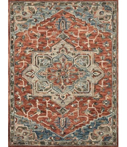 Loloi Victoria VK-15 RED / MULTI Area Rug 2 ft. 3 in. X 3 ft. 9 in. Rectangle
