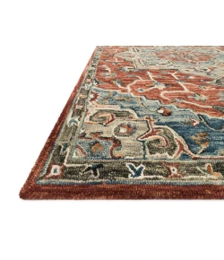 Loloi Victoria VK-15 RED / MULTI Area Rug 2 ft. 3 in. X 3 ft. 9 in. Rectangle