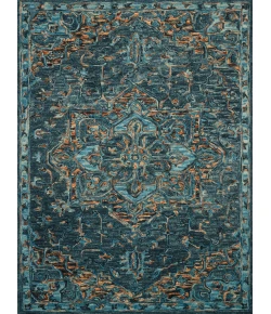 Loloi Victoria VK-15 TEAL / MULTI Area Rug 2 ft. 3 in. X 3 ft. 9 in. Rectangle