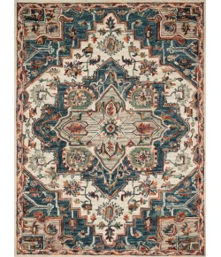 Loloi Victoria VK-16 BLUE / RED Area Rug 2 ft. 3 in. X 3 ft. 9 in. Rectangle