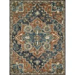 Loloi Victoria VK-16 RUST / MULTI Area Rug 2 ft. 6 in. X 7 ft. 6 in. Rectangle
