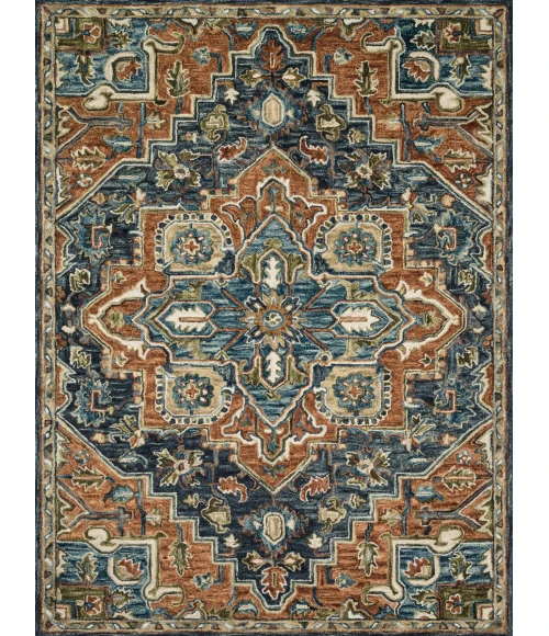 Loloi Victoria Rust / Multi VK-16 5 ft. X 7 ft. 6 in. Rectangle Rug