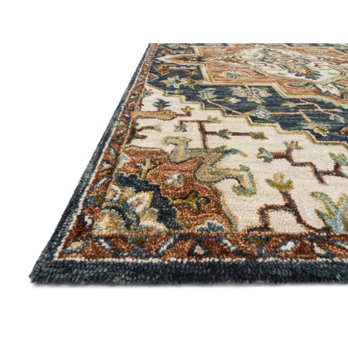 Loloi Victoria Blue / Multi VK-19 2 ft. 6 in. X 7 ft. 6 in. Rectangle Rug
