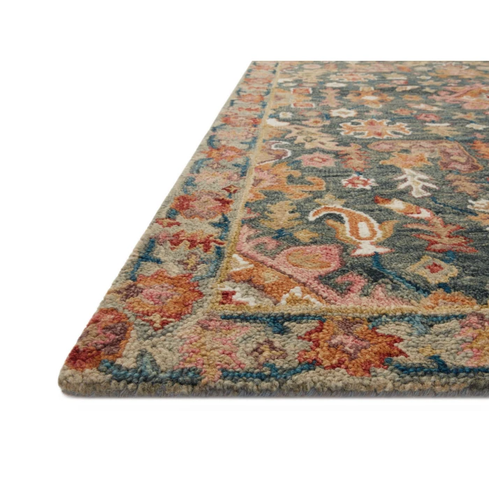 Loloi Victoria Navy / Multi VK-22 2 ft. 6 in. X 7 ft. 6 in. Rectangle Rug