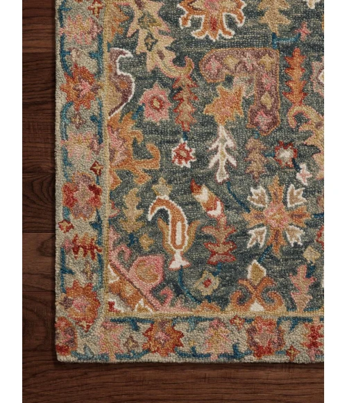 Loloi Victoria Navy / Multi VK-22 9 ft. 3 in. X 13 ft. Rectangle Rug