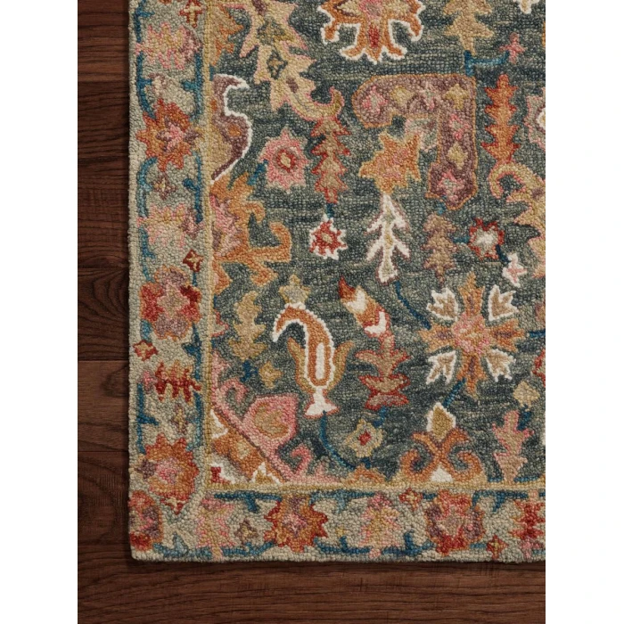Loloi Victoria Navy / Multi VK-22 2 ft. 6 in. X 7 ft. 6 in. Rectangle Rug
