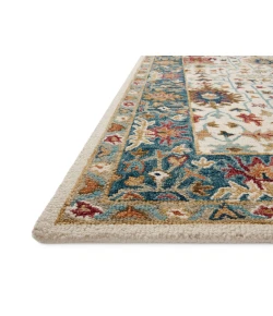 Loloi Victoria Ivory / Sky VK-23 5 ft. X 7 ft. 6 in. Rectangle Rug