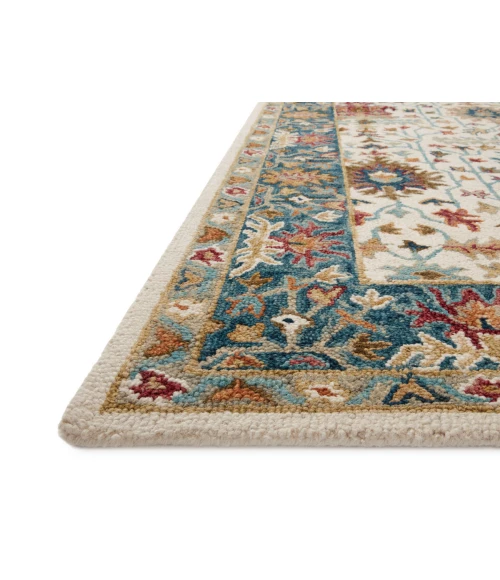 Loloi Victoria Ivory / Sky VK-23 5 ft. X 7 ft. 6 in. Rectangle Rug