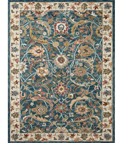 Loloi Victoria Ocean / Multi VK-24 18 in. X 18 in. Sample Rug