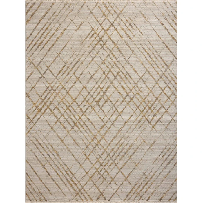 Loloi Wade Beige / Gold WAE-04 9 ft. 3 in. X 13 ft. 1 in. Rectangle Rug