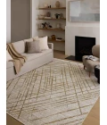 Loloi Wade Beige / Gold WAE-04 5 ft. 3 in. X 7 ft. 9 in. Rectangle Rug