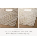 Loloi Wade Beige / Gold WAE-04 5 ft. 3 in. X 7 ft. 9 in. Rectangle Rug