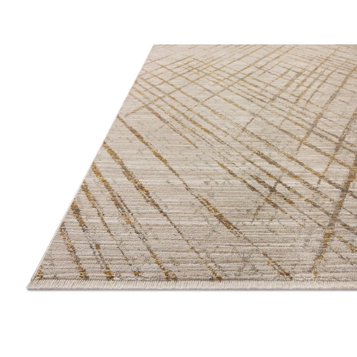 Loloi Wade Beige / Gold WAE-04 9 ft. 3 in. X 13 ft. 1 in. Rectangle Rug