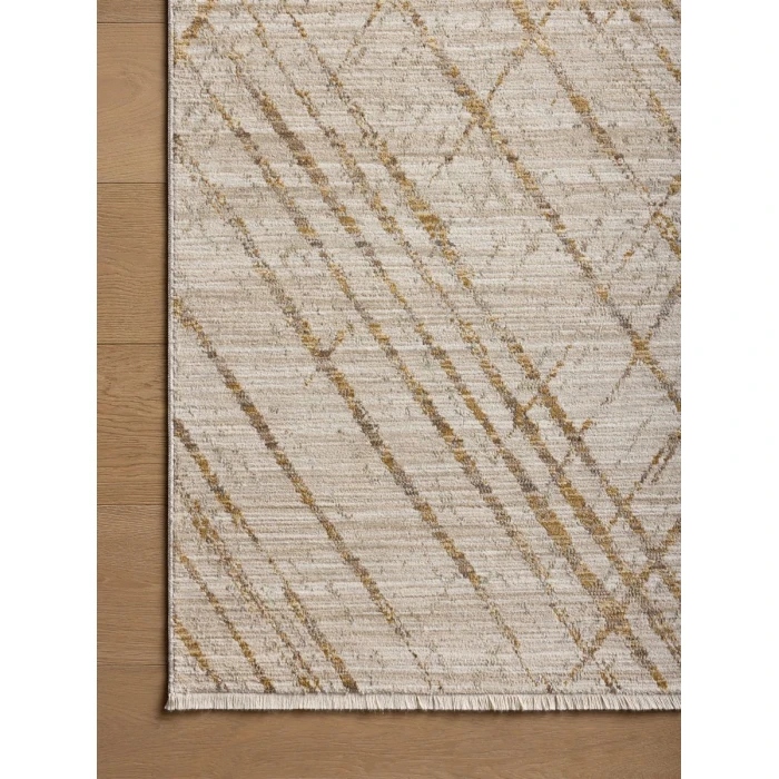 Loloi Wade Beige / Gold WAE-04 9 ft. 3 in. X 13 ft. 1 in. Rectangle Rug