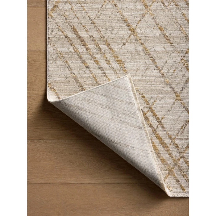 Loloi Wade Beige / Gold WAE-04 9 ft. 3 in. X 13 ft. 1 in. Rectangle Rug
