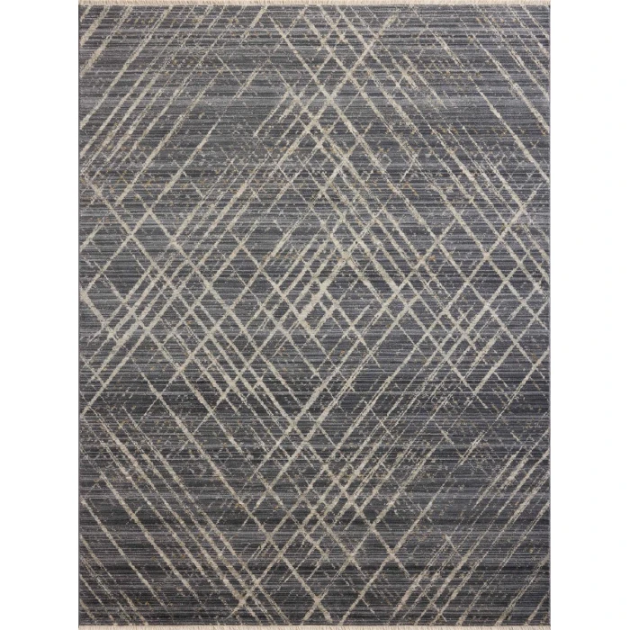 Loloi Wade Midnight / Beige WAE-04 2 ft. 6 in. X 10 ft. Rectangle Rug