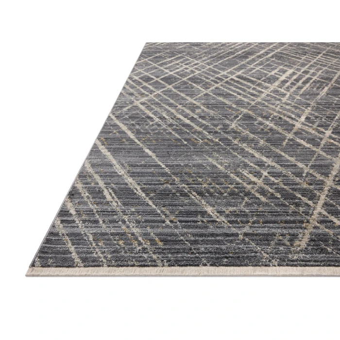 Loloi Wade Midnight / Beige WAE-04 2 ft. 6 in. X 10 ft. Rectangle Rug