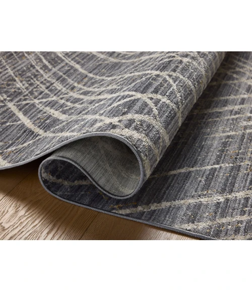 Loloi Wade Midnight / Beige WAE-04 2 ft. 6 in. X 10 ft. Rectangle Rug