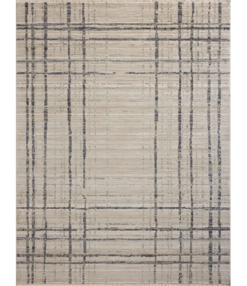 Loloi Wade Beige / Midnight WAE-05 2 ft. 6 in. X 8 ft. Rectangle Rug