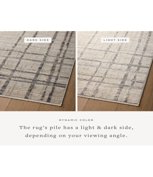 Loloi Wade Beige / Midnight WAE-05 2 ft. 6 in. X 8 ft. Rectangle Rug