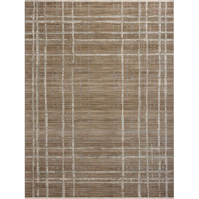 Loloi Wade Brown / Stone WAE-05 2 ft. 6 in. X 10 ft. Rectangle Rug