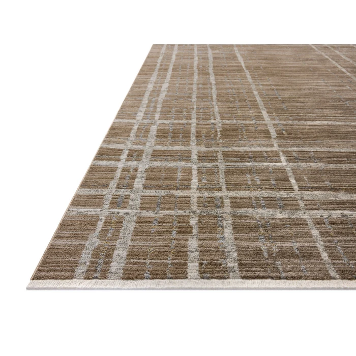 Loloi Wade Brown / Stone WAE-05 2 ft. 6 in. X 10 ft. Rectangle Rug