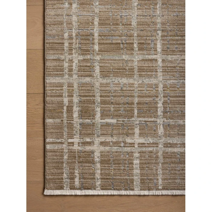 Loloi Wade Brown / Stone WAE-05 2 ft. 6 in. X 10 ft. Rectangle Rug