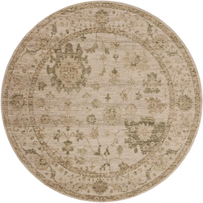 Loloi Willa Dove / Forest WIA-09 5ft.-3in. X 5ft.-3in. Round Rug