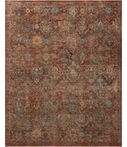 Loloi Winchester Orange WNC-01 8ft-6in. x 8ft-6in. Round Rug