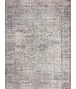 Loloi Wynter WYN-03 Silver / black Area Rug 2 ft. 6 in. X 12 ft. 0 in. Rectangle