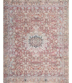 Loloi Wynter WYN-05 Tomato / Teal Area Rug 2 ft. 6 in. X 12 ft. 0 in. Rectangle