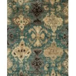Loloi Xavier XV-01 AQUA Area Rug 5 ft. 6 in. X 8 ft. 6 in. Rectangle