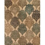 Loloi Xavier XV-11 BEIGE / OCEAN Area Rug 5 ft. 6 in. X 8 ft. 6 in. Rectangle