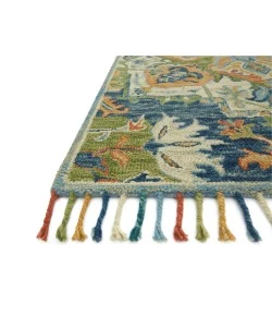 Loloi Zharah ZR-11 BLUE / MULTI Area Rug 9 ft. 3 in. X 13 ft. Rectangle
